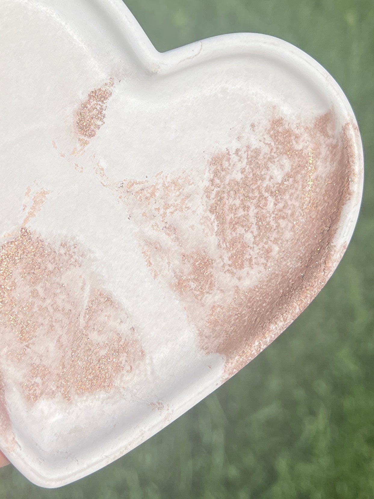 Handcrafted Concrete Heart Trinket Dish