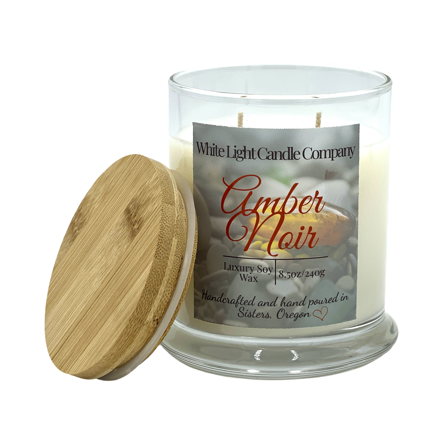 Amber Noir 8.5oz Soy Candle