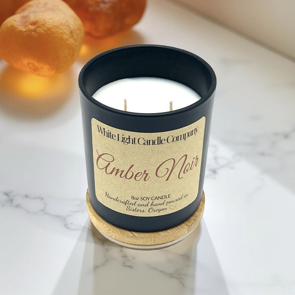 Amber Noir 8oz Soy Candle