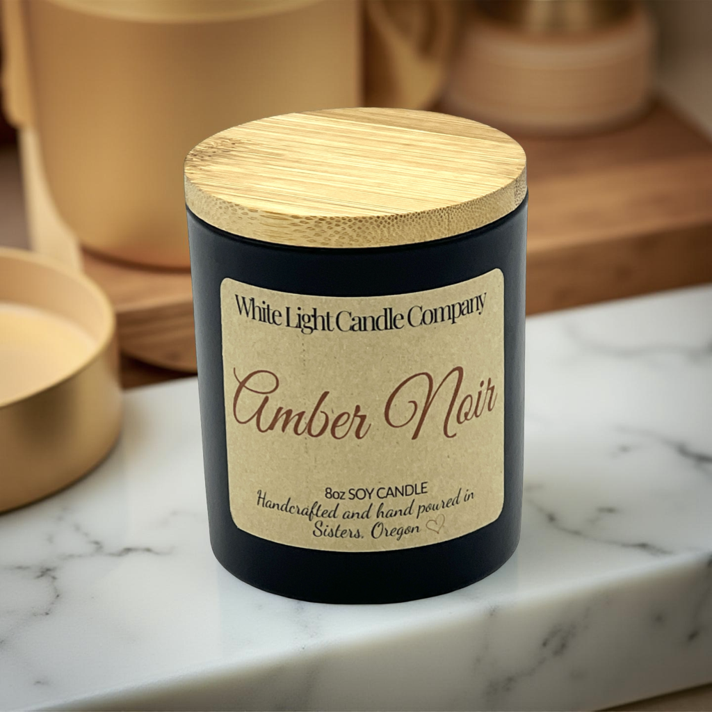 Amber Noir 8oz Soy Candle