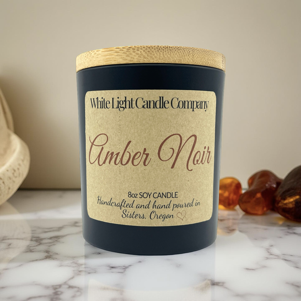 Amber Noir 8oz Soy Candle