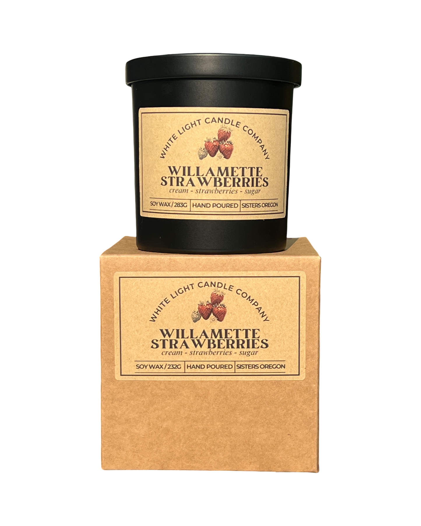 Willamette Strawberries / Soy Candle / 10oz