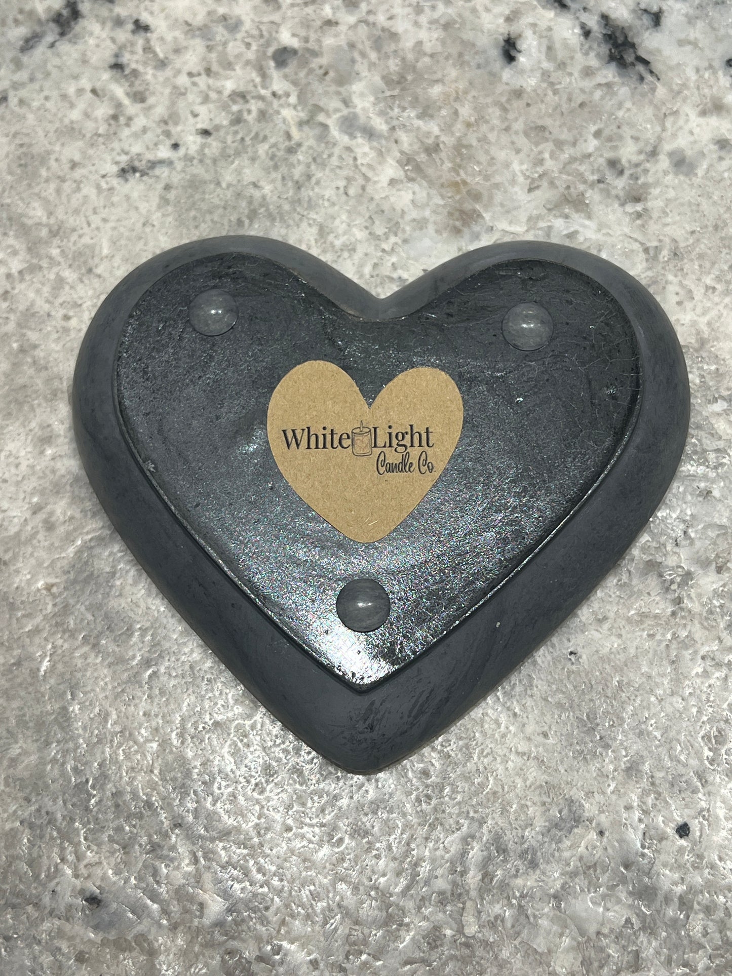 Handcrafted Concrete Heart Trinket Dish #38