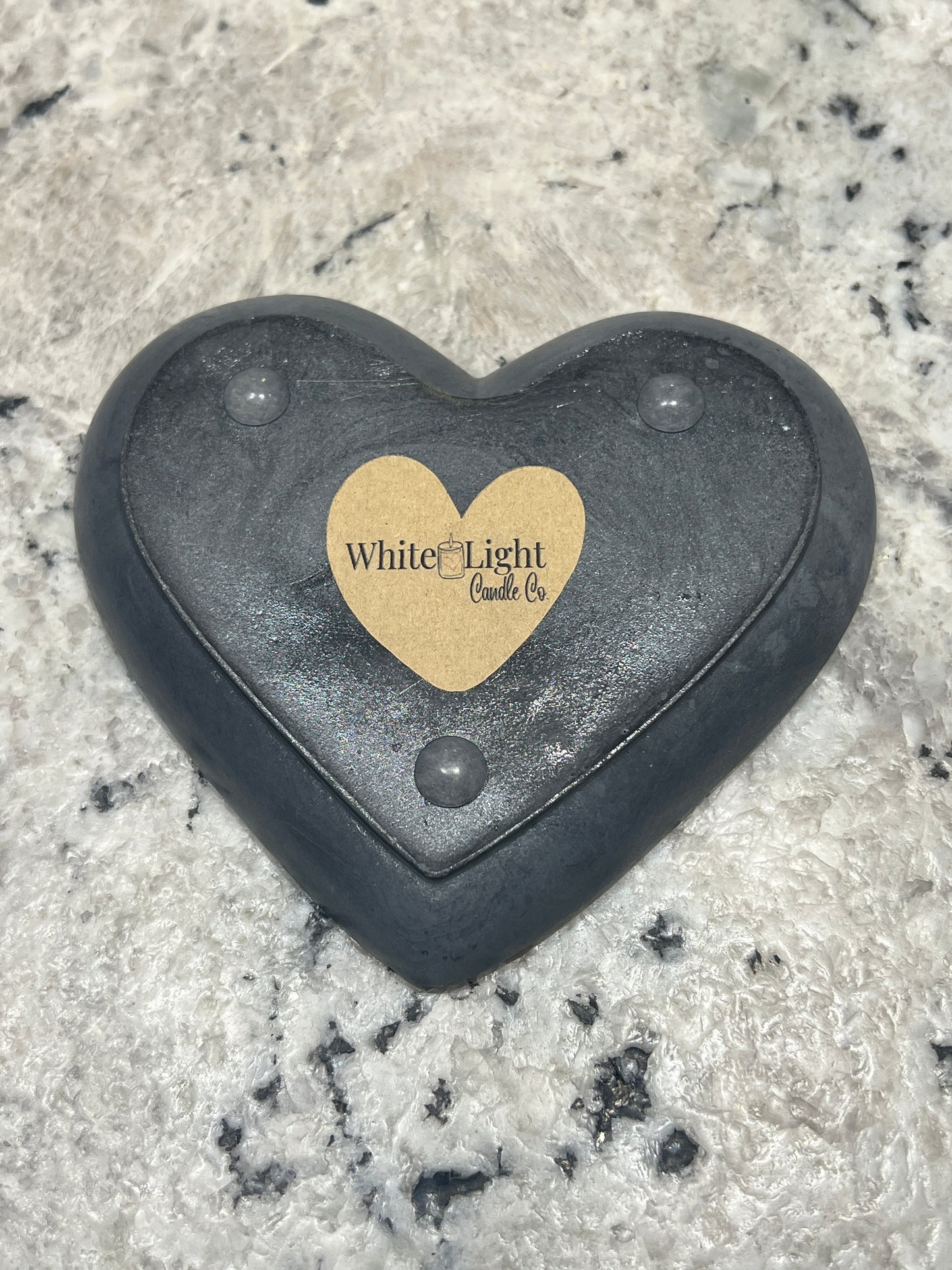 Handcrafted Concrete Heart Trinket Dish #42