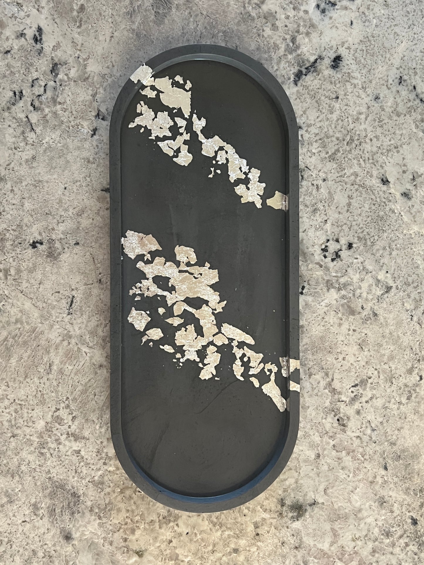 Silver Moonlit Tray