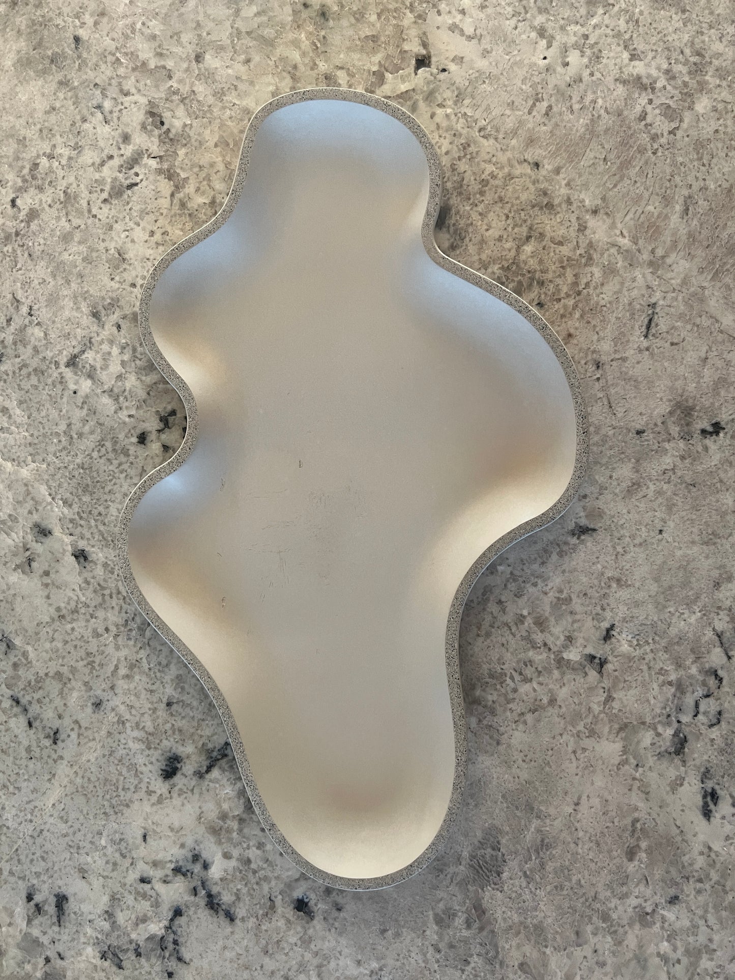 Cloud-Shaped Concrete Tray