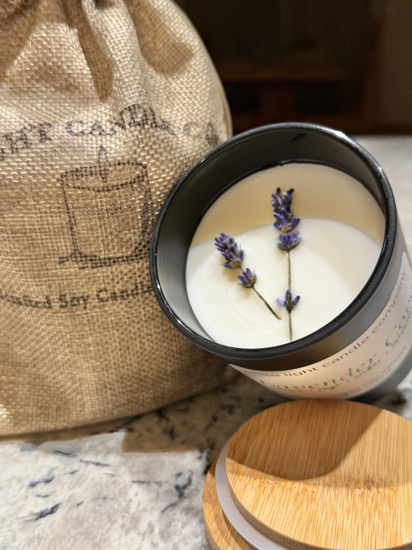 Lavender Cove – Wickless Soy Candle (8oz)