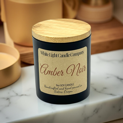 Amber Noir 8oz Soy Candle