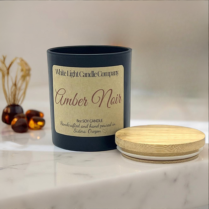 Amber Noir 8oz Soy Candle