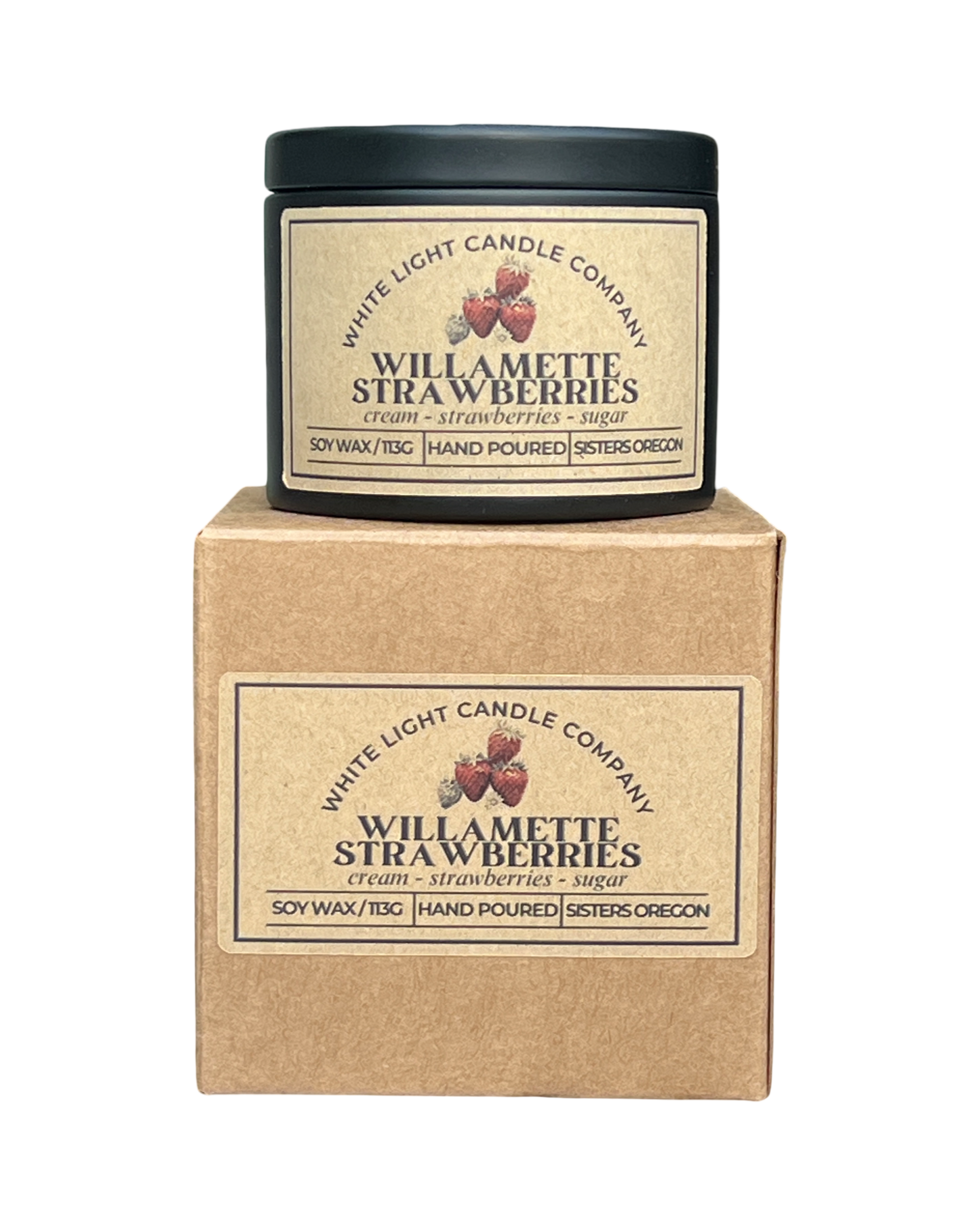 Willamette Strawberries / 4oz Soy Candle