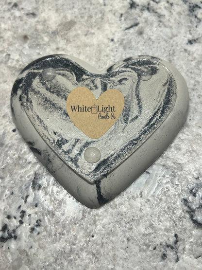 Handcrafted Concrete Heart Trinket Dish #41
