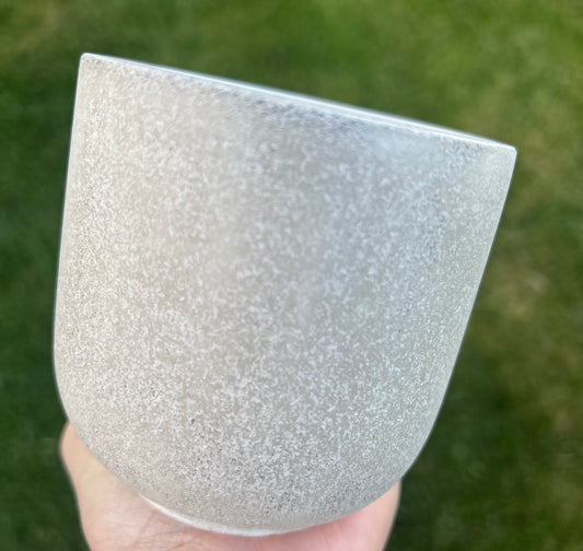 Handcrafted Raw Concrete Vessel -No Lid