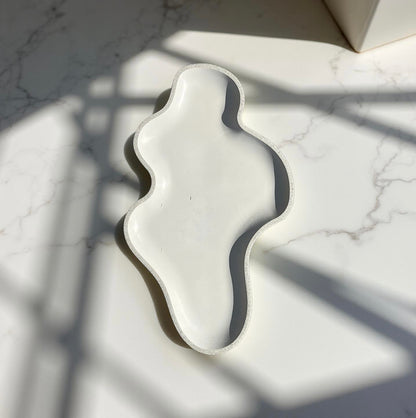 Cloud-Shaped Concrete Tray