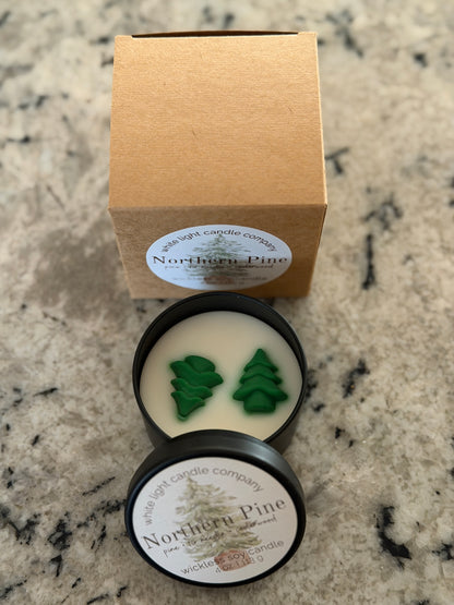 Northern Pine – Wickless Soy Wax Candle (4oz)