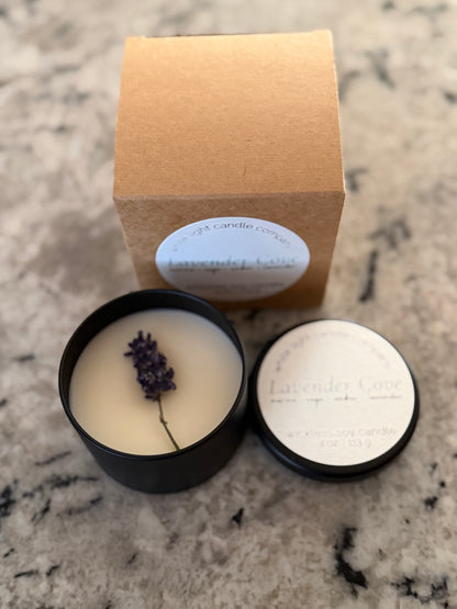 Lavender Cove – Wickless Soy Candle (4oz)
