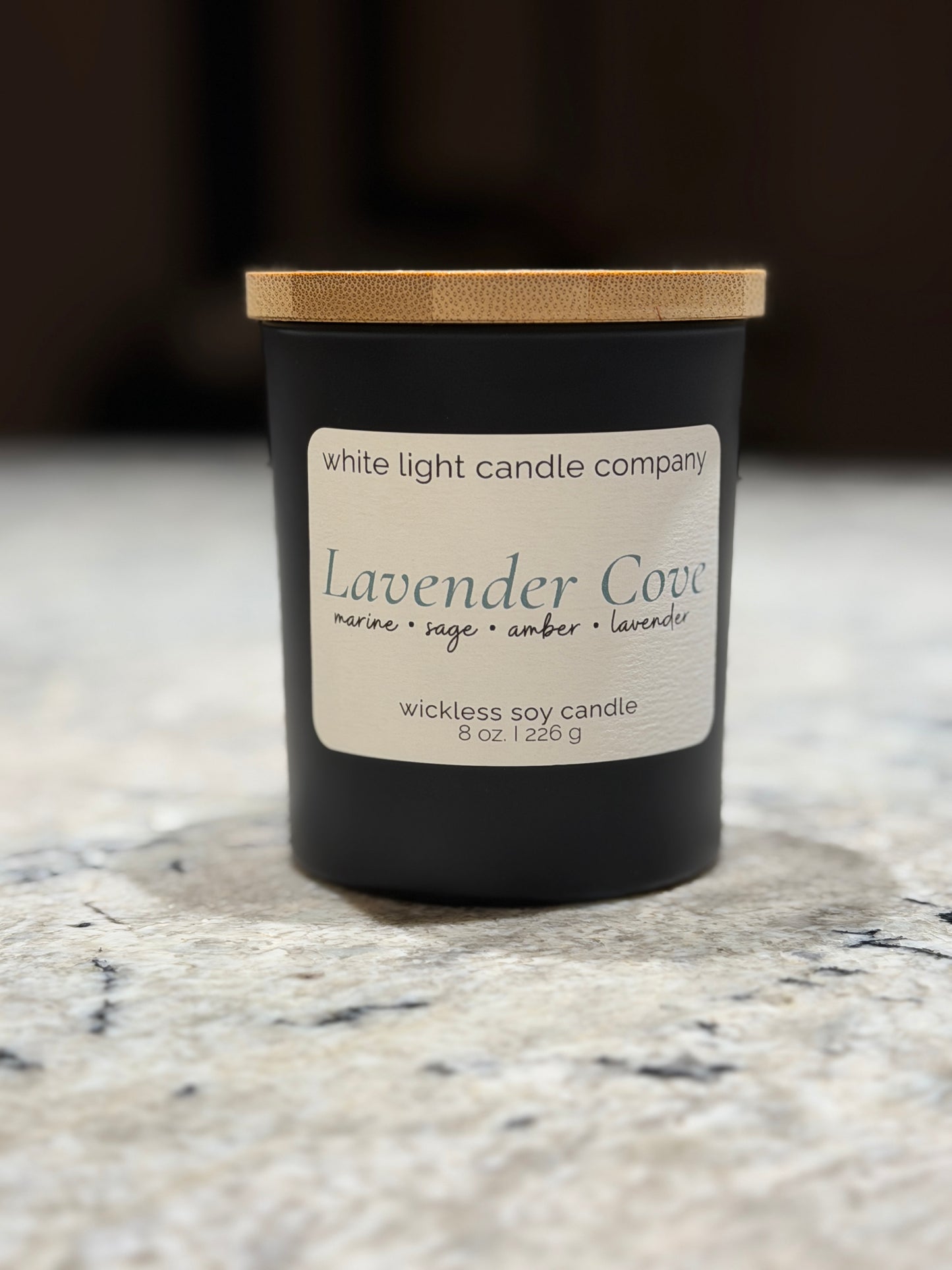 Lavender Cove – Wickless Soy Candle (8oz)