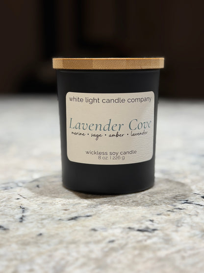 Lavender Cove – Wickless Soy Candle (8oz)