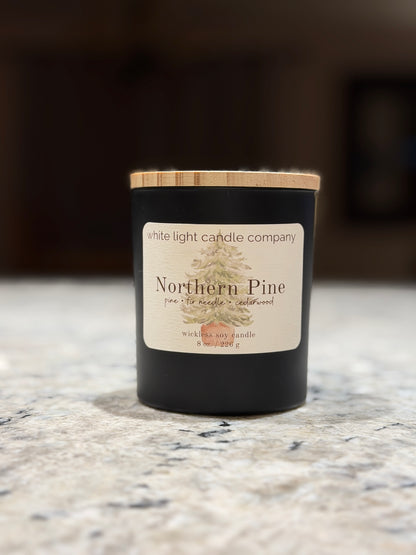 Northern Pine – Wickless Soy Wax Candle (8oz)
