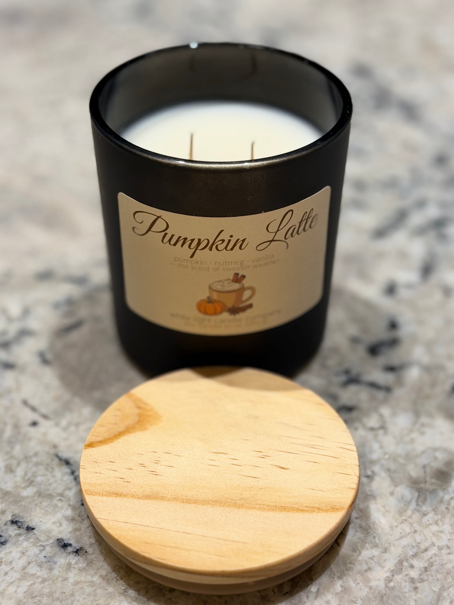 Pumpkin Latte / Soy Candle / Double Wicked / 10oz